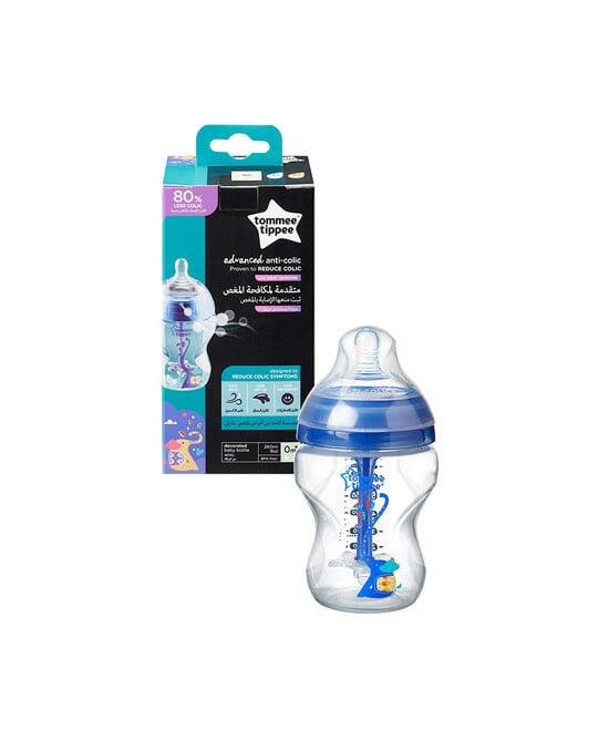 Tommee Tippee Advanced Anti-Colic 1 x 260ml Slow Teat- Boy image number 2